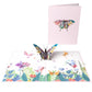 Charming Colorful Butterfly 3D Pop Card